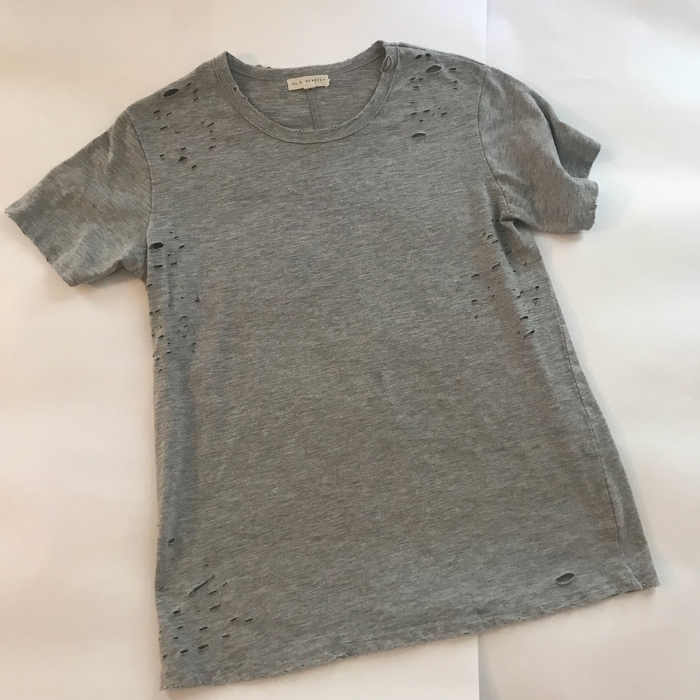 LA Hearts Distressed Tee